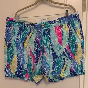 Lilly Pulitzer Colorful Leaf Print Women's Shorts
